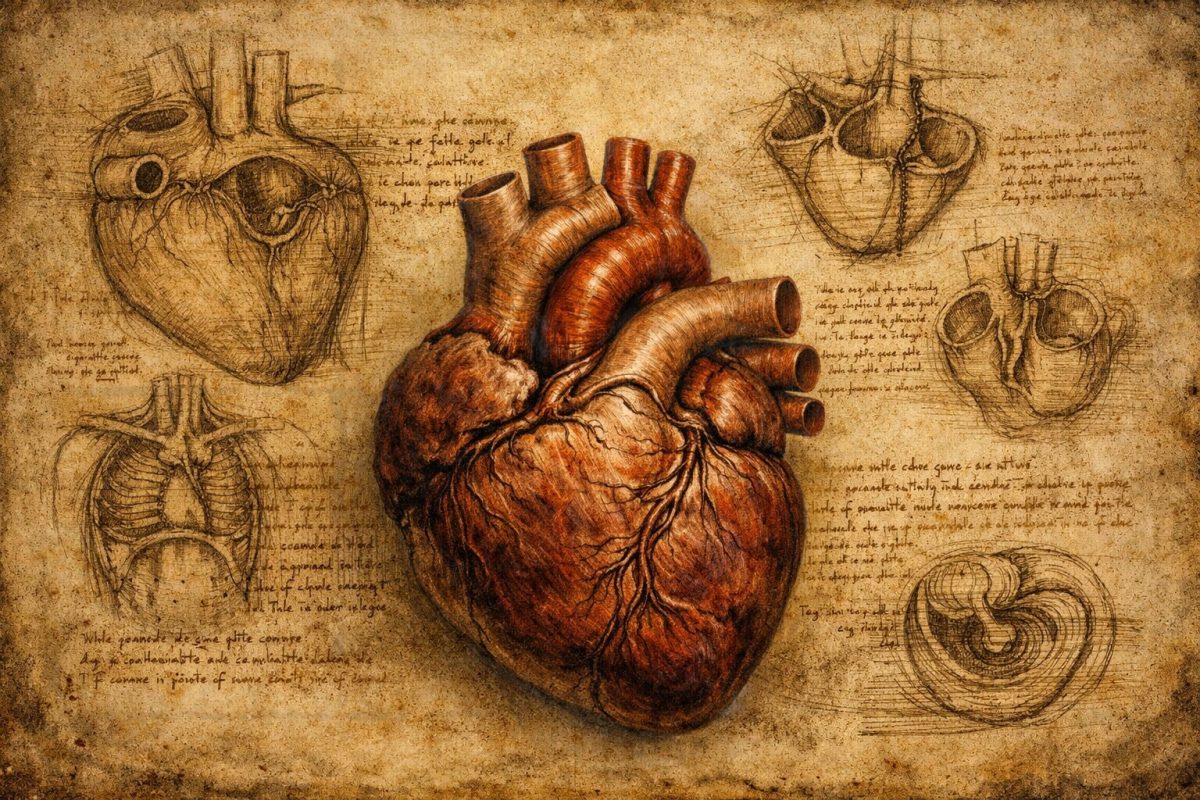 Leonardo Da Vinci’s 500-Year-Old Heart Sketches Help Modern Scientists Decode Disease Risk
