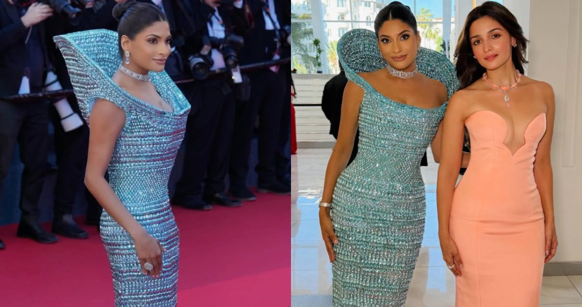 Cannes 2026: 'Dubai Bling' Star Farhana Bodi Dazzles in Crystal-Adorned Blue Dress Alongside Alia Bhatt