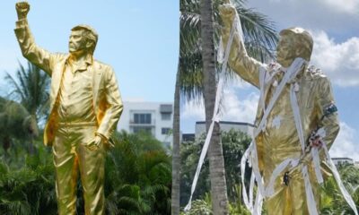 Viral Photo of Donald Trump Statue in Miami Raises Questions About Its Condition