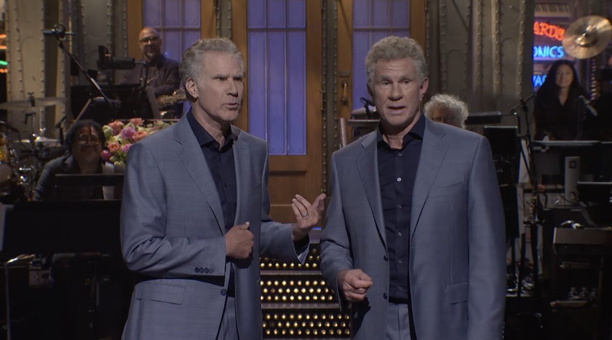 Will Ferrell Confronts His Look-Alike Chad Smith During SNL Monologue